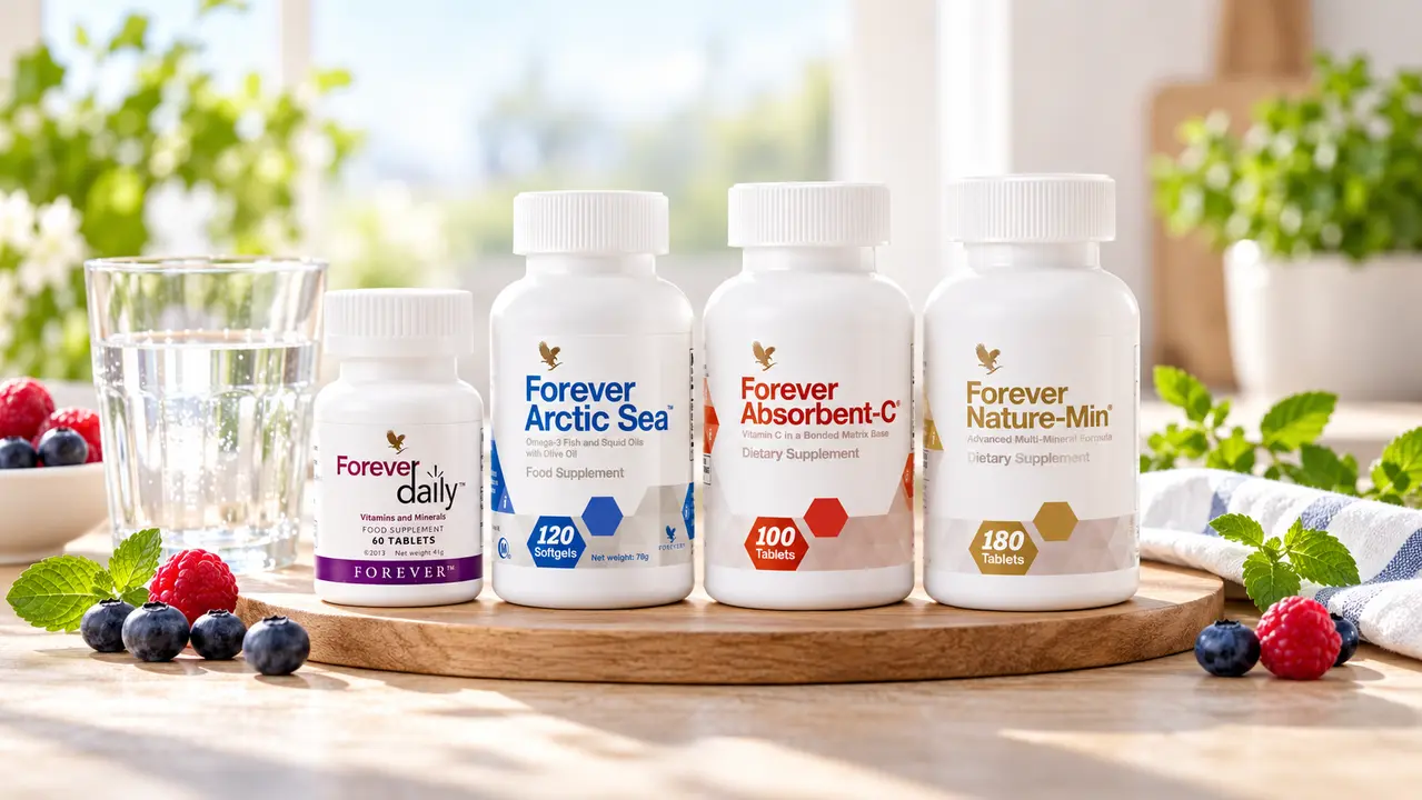 Witaminy i minerały Forever Living w codziennej porannej rutynie
