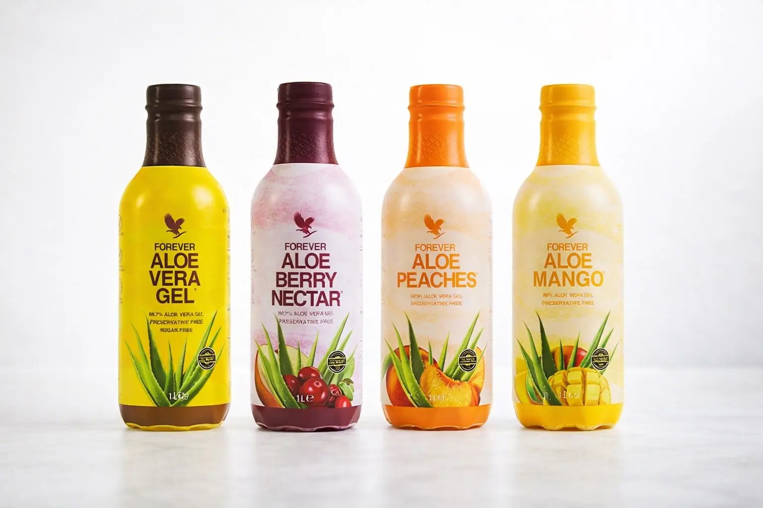 Cztery warianty Forever Aloe w opakowaniu Mix