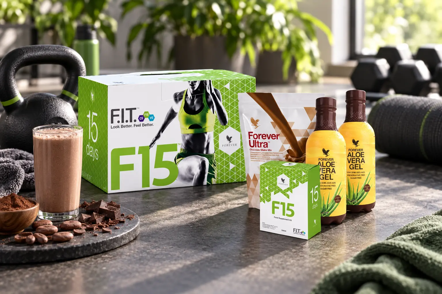 F15 Advanced Chocolate w aranżacji produktowej i codziennej