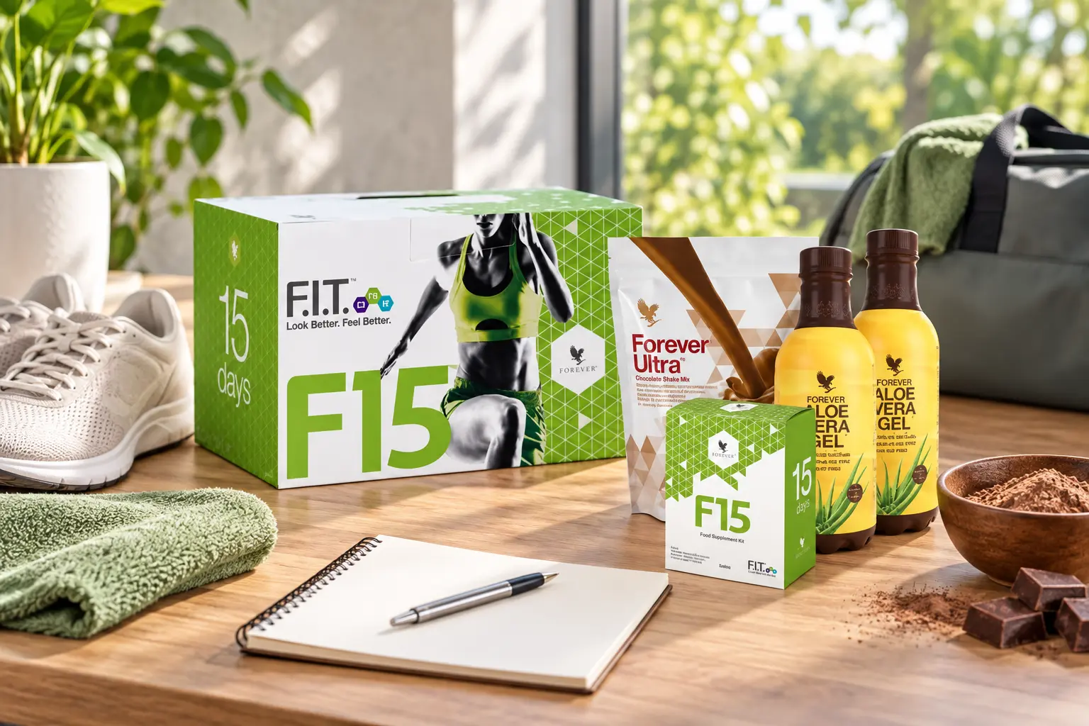 F15 Beginner Chocolate w aranżacji produktowej i codziennej