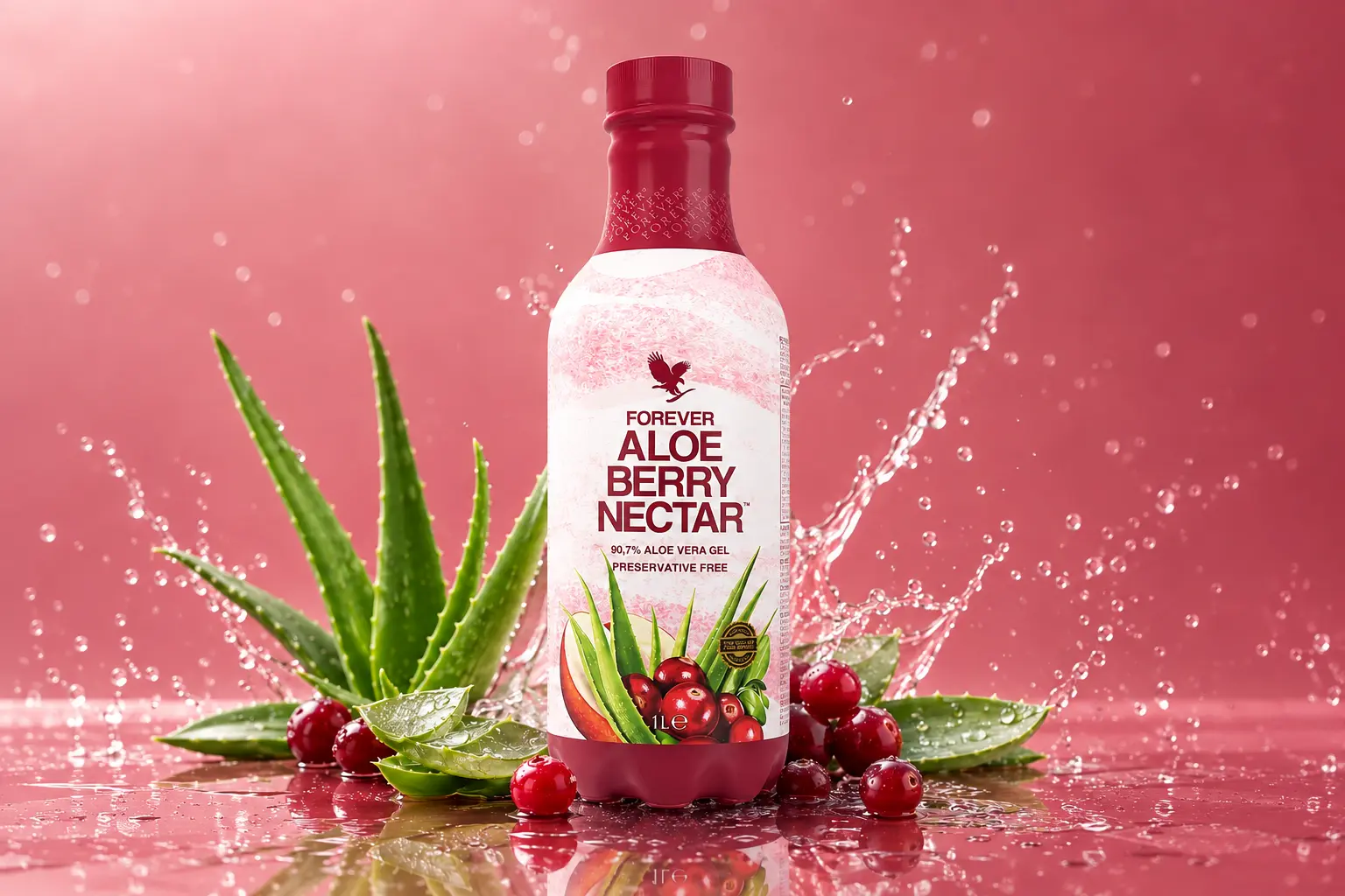 Forever Aloe Berry Nectar z aloesem, jabłkami i żurawiną
