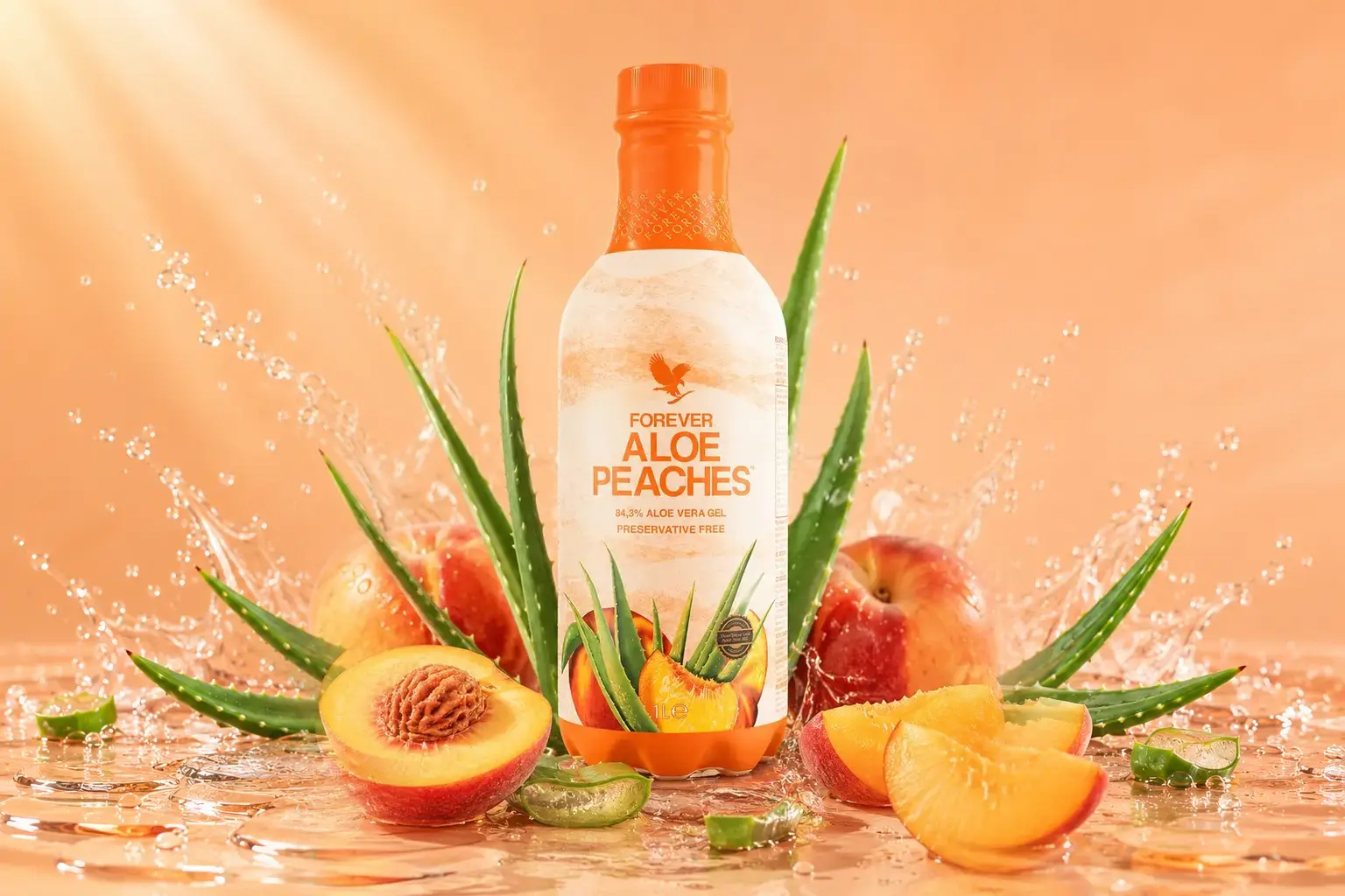 Forever Aloe Peaches z brzoskwiniami i aloesem