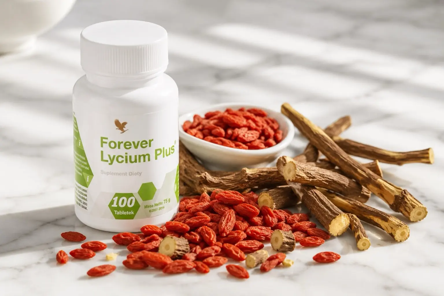 Forever Lycium Plus: goji, lukrecja i mieszanka roślinna