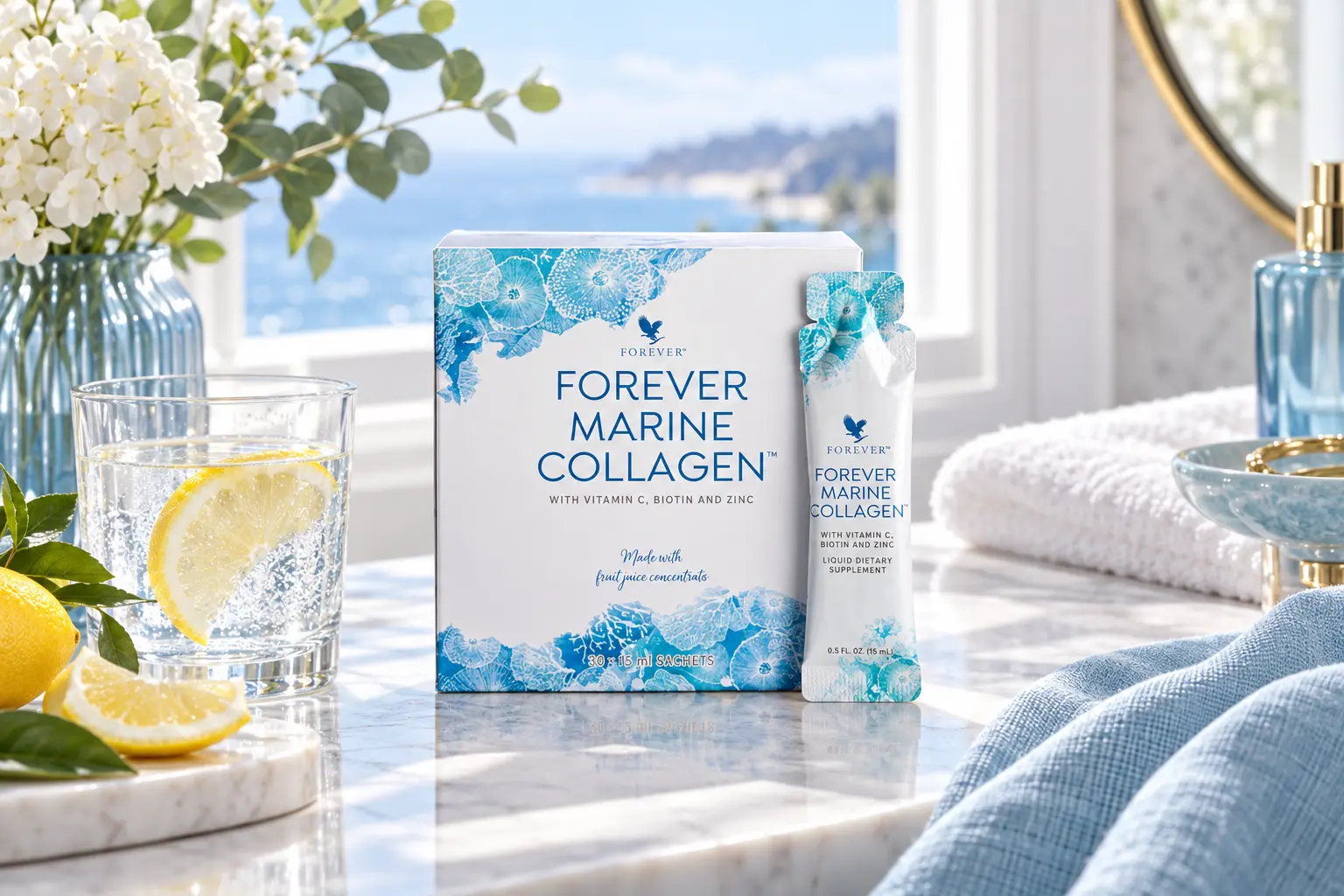 Forever Marine Collagen: kolagen, witamina C i pielęgnacja skóry