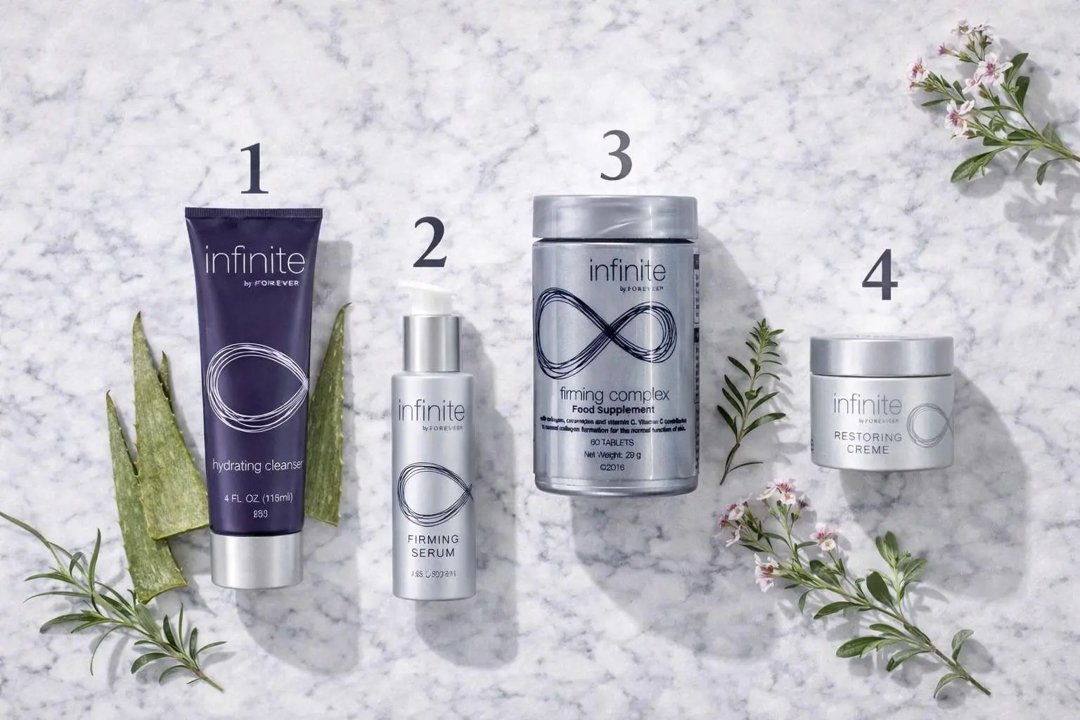 Infinite Firming Complex w aranżacji produktowej i codziennej