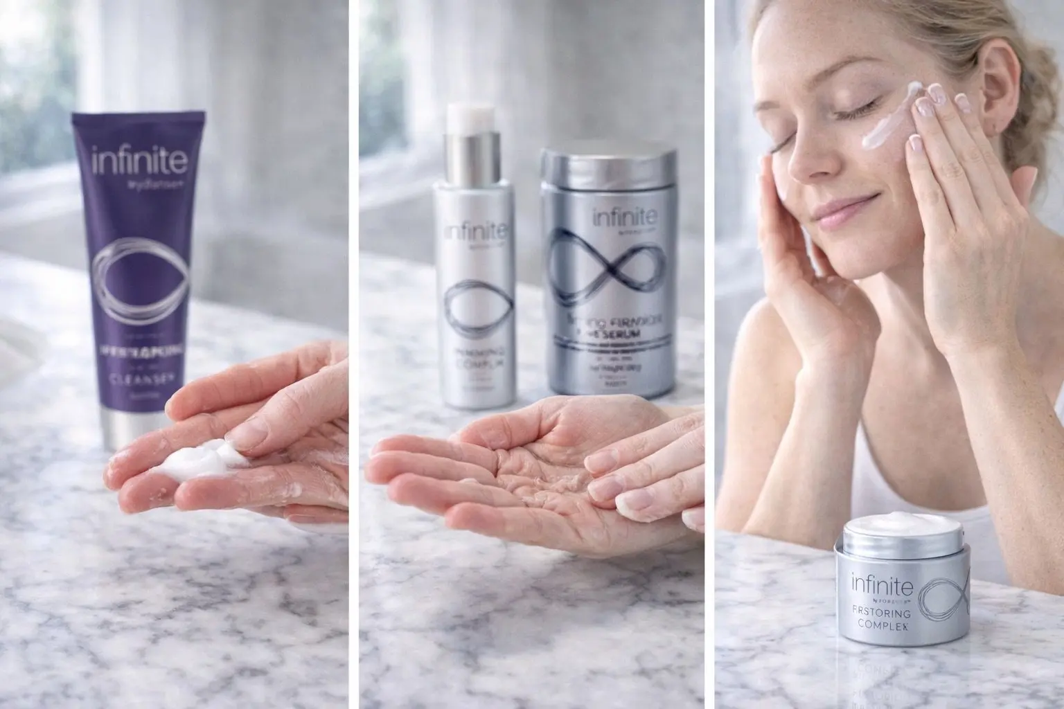 Infinite Firming Complex w aranżacji produktowej i codziennej